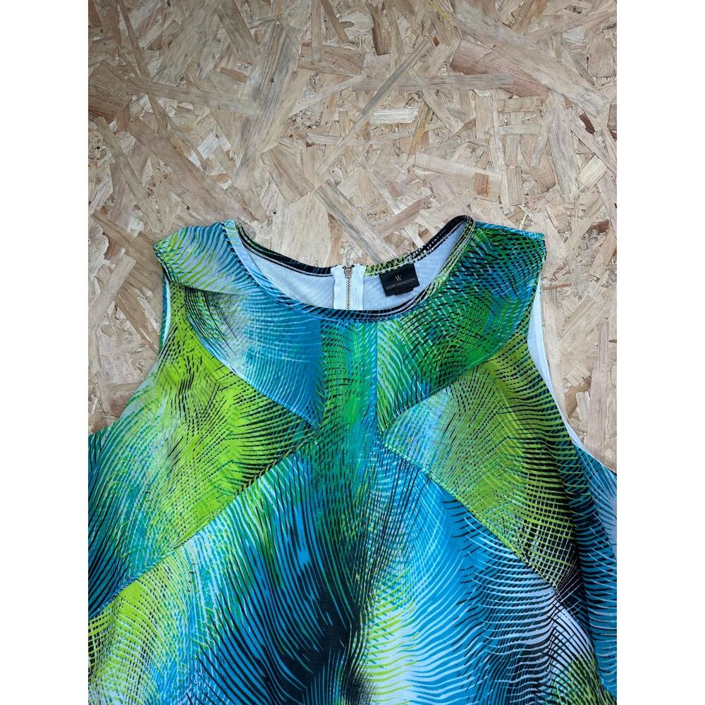 Worthington Women’s Multicolor Sleeveless Zip Blouse Sz XL - Picture 6 of 13
